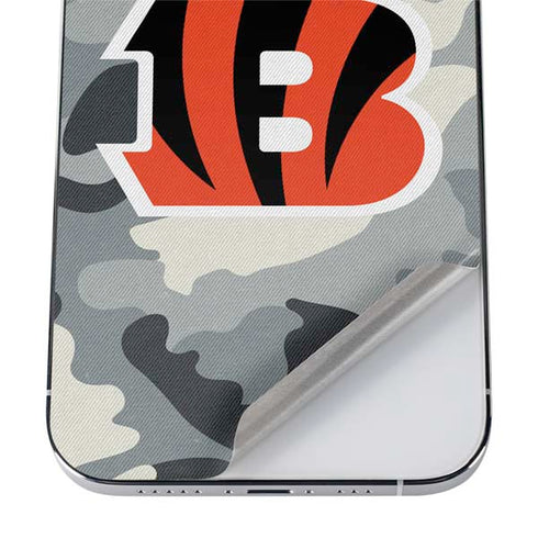 NFL Cincinnati Bengals Camo iPhone 12 Pro Skin